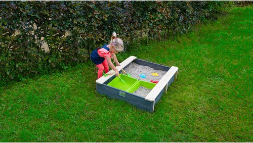EXIT Toys Sandkasten Aksent aus Zedernholz in Grau, B/T: 77 x 94 cm - Bild 3
