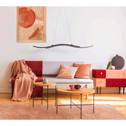 Näve LED-Pendelleuchte ONDA in Schwarz, B/T/H: 8,5 x 6,5 x 96 cm - Bild 2