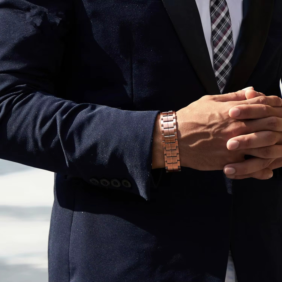 ARADOO Kupferarmband, Roségold, Herren - Bild 6