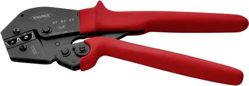 Knipex Crimpzange 97 52 23 für unisolierte Kabelschuhe und Steckverbinder 16 bis 25 mm² in Rot - Bild 1