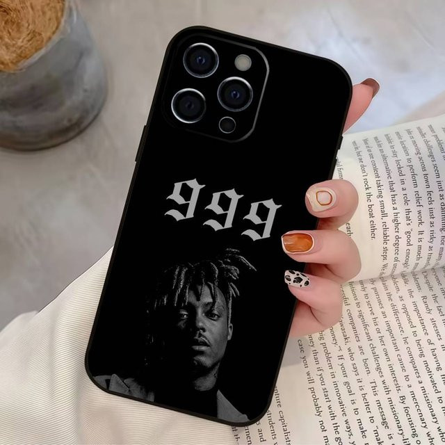 J-Juice Rapper 999 W-WRLD Handyhülle für iPhone 16, 15, 14, 13, 12, 11 Pro Max und XS in Schwarz - Bild 1