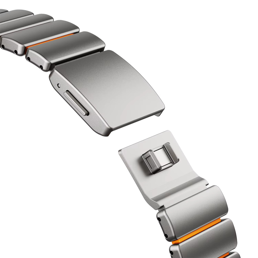 Uhrenarmband Edelstahl, Silber, Samsung Galaxy Watch Ultra 47 mm, Unisex - Bild 4