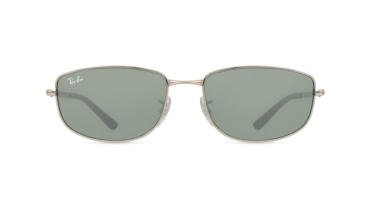 Ray-Ban 0RB3732 Sonnenbrille, Vollrand, Quadratisch, Metall, Unisex, Silber - Bild 1