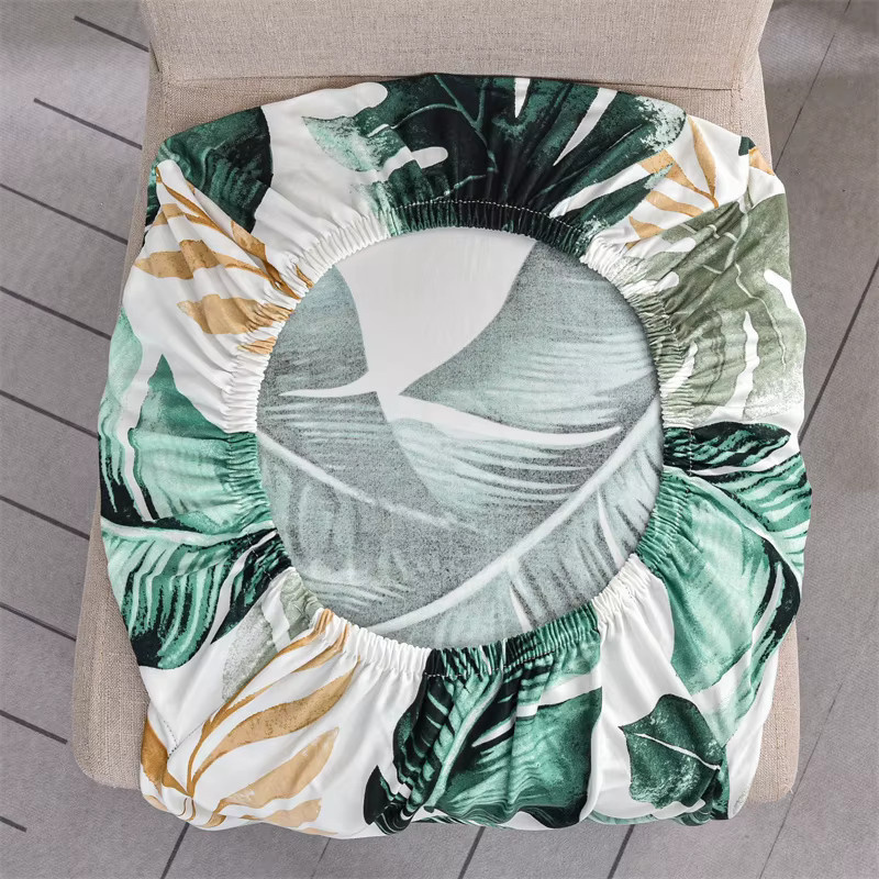 S-EMIGA Stretch Stuhlbezug mit Blumenmuster für Esszimmer und Büro, elastischer Sesselbezug in Multicolour - Bild 2