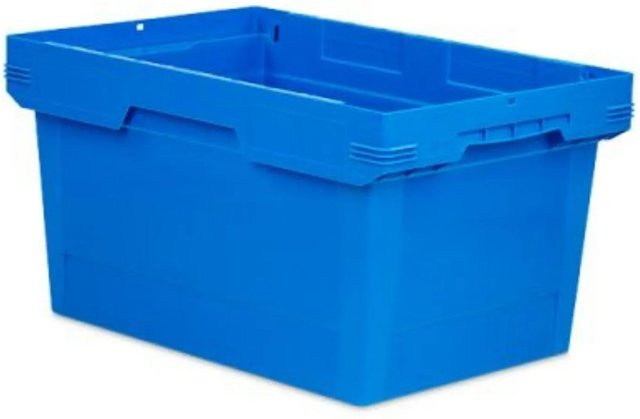 PROREGAL Conical Mehrweg-Stapelbehälter Blau, Transportbox und Lagerbox, H x B x T: 32,3 x 40 x 60 cm - Bild 1