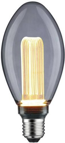 Paulmann LED Kerzenlampe E27 in Kerzenform, 3,5W (entspricht 9W), Gold/Messing, Warmweiß, Durchmesser: 7,5 cm, Höhe: 16,4 cm - Bild 1