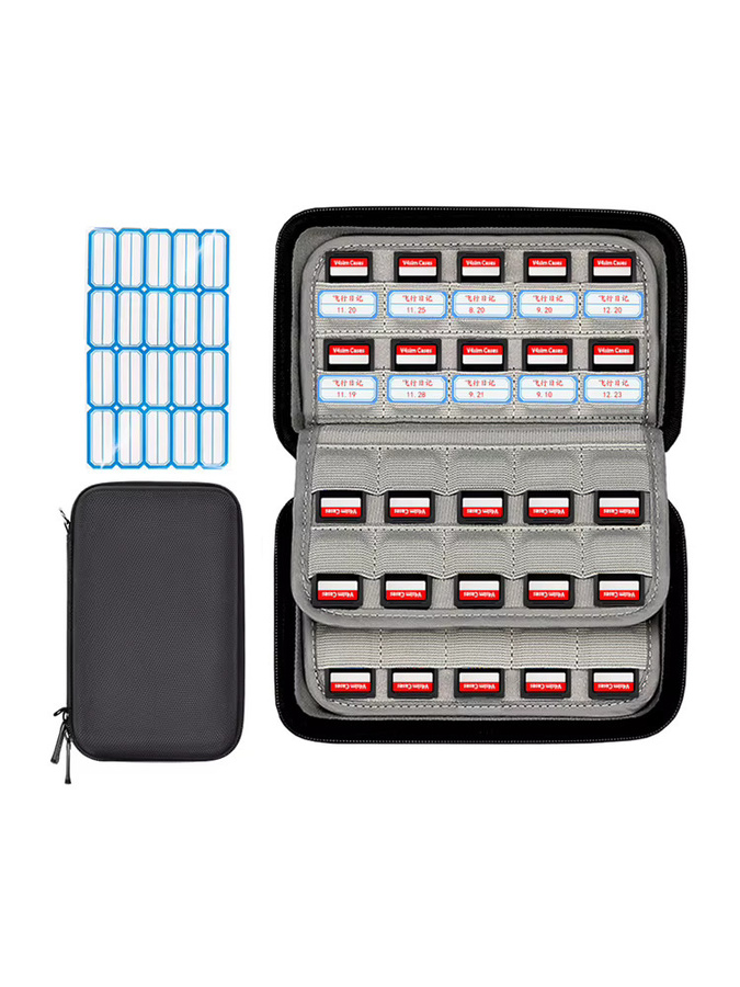 Hartschalen-Kartenhalter Organizer und tragbarer Aufbewahrungskoffer für SD-Karten und Switch-Spielkarten - Bild 6