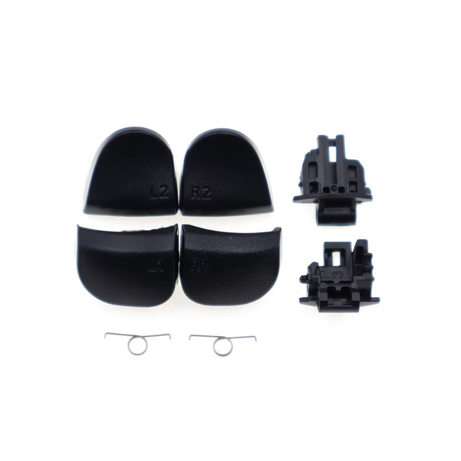 TingDong Trigger Tasten Set für PS5 V1.0 V2.0 V3.0 BDM-010 BDM-020 BDM-030 mit Feder in Schwarz und Weiß - Bild 2