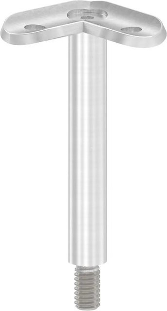 FeNau Handlaufstütze aus Edelstahl V2A in Silber, 90 Grad, Stift Ø 12 mm für Rohr Ø 42,4 mm, Höhe: 78 mm - Bild 1