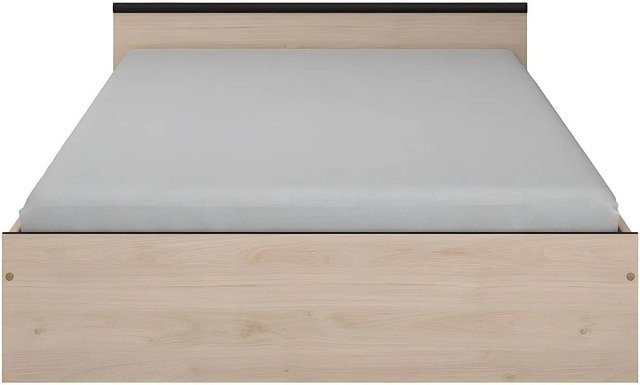 Bettrahmen Pablo von Vente-unique in Naturfarben Hell mit Schubladen, B/T/H: 140 x 190 cm - Bild 1