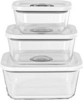 Rommelsbacher Vakuumier Glasbehälter-Set VCG 1, transparent, BPA-frei, spülmaschinenfest, gefrierguttauglich und mikrowellengeeignet - Bild 1
