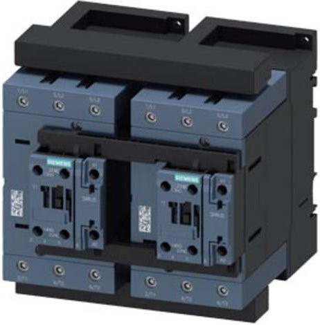 Siemens Wendeschützkombination 3RA2345-8XB30-1AL2, 3 Schließer, 62A, 1000 V/AC, grau - Bild 1