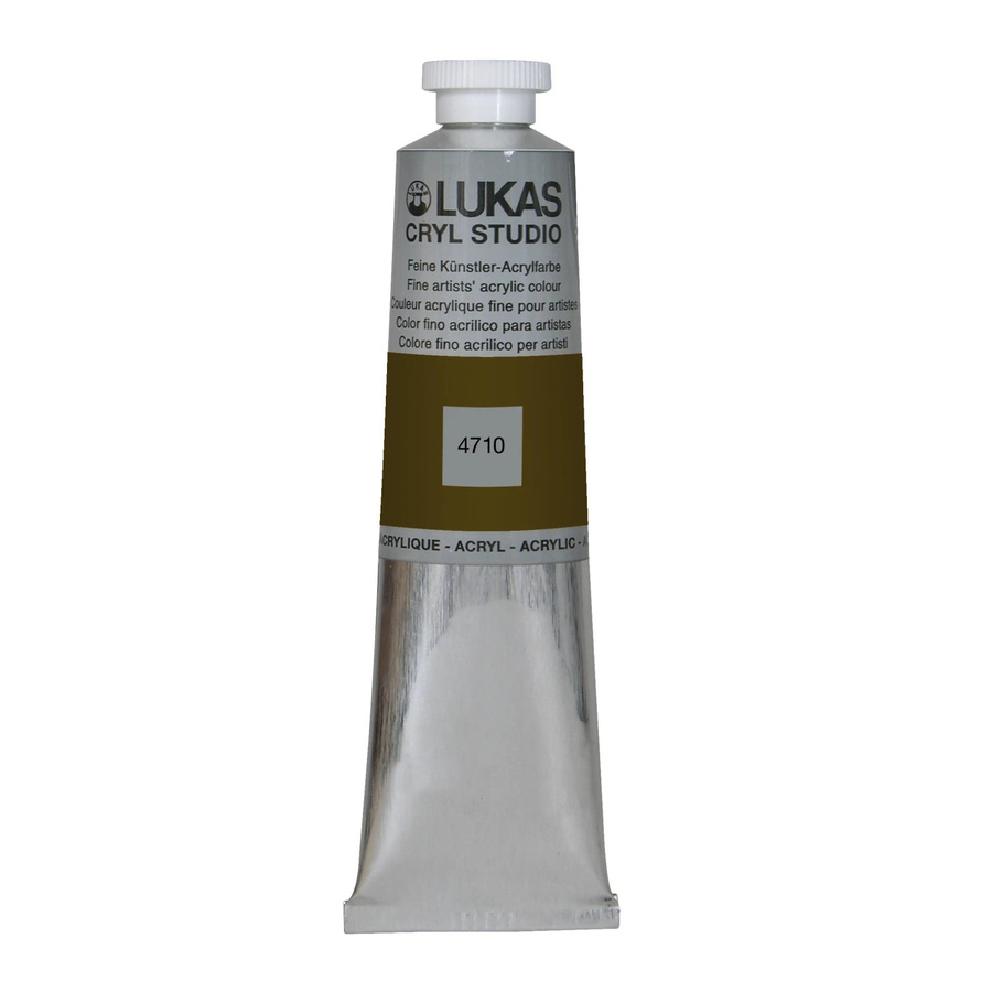 Lukas Cryl Studio Acrylfarbe Umbra natur in der Aluminiumtube 75ml - Bild 2