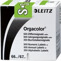Leitz Buchstabensignal Orgacolor grün zur Markierung aus Papier - Bild 1