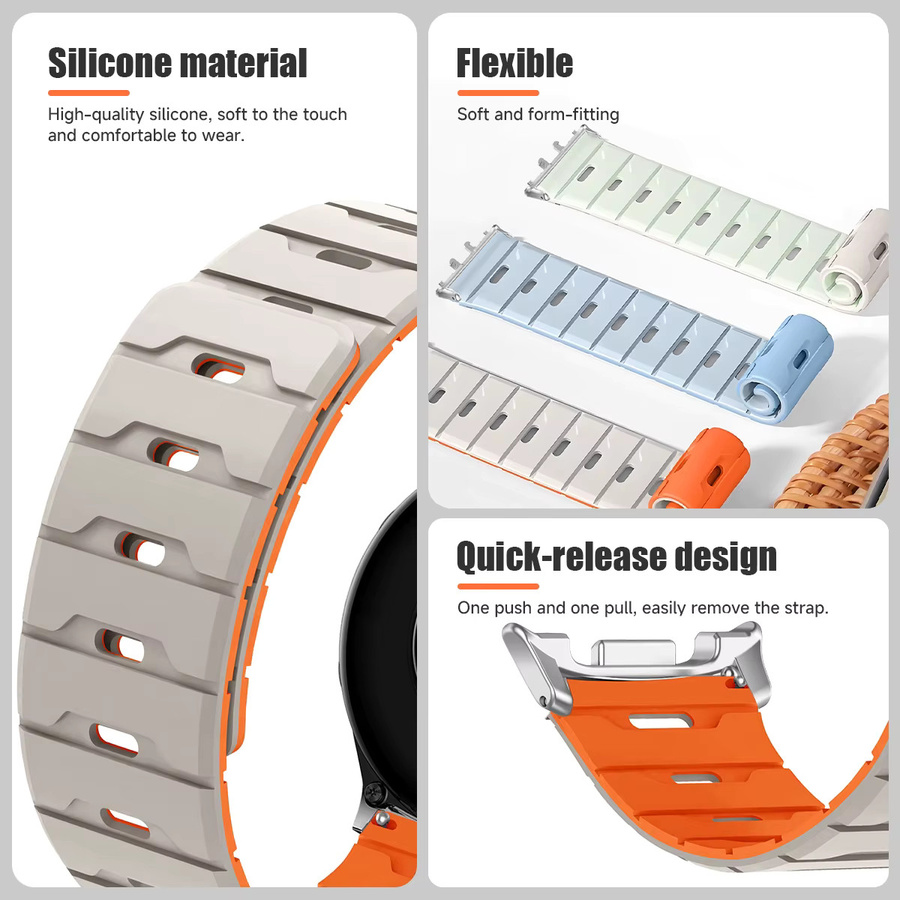 FancyWrist Uhrenarmband Silikon, Magnetisch, Unisex - Bild 5