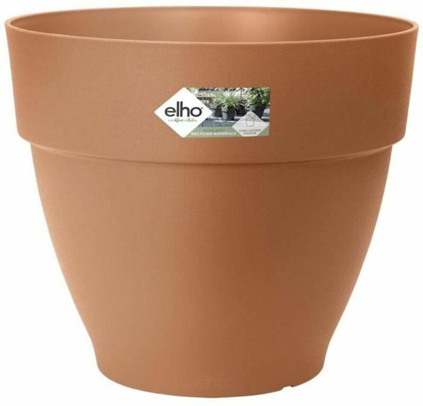 Elho Blumentopf rund aus Kunststoff in Terrakotta mit Durchmesser: 40 cm - Bild 1