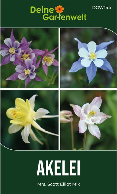 Deine Gartenwelt Akelei Mrs. Scott Elliot Mix Samen für Beete und Schnittblumen - Bild 1