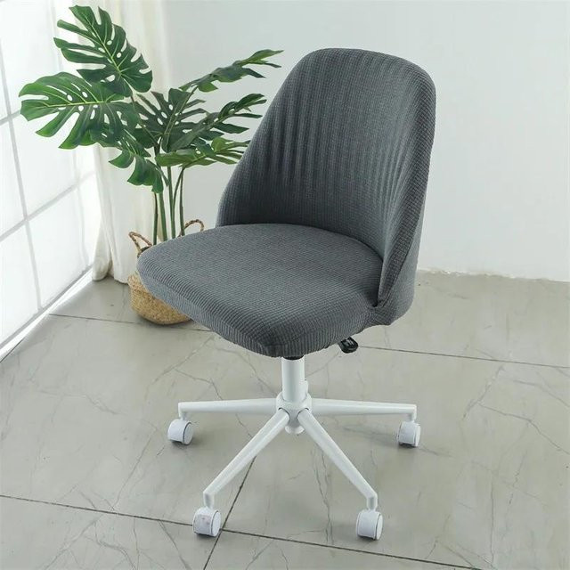 Bestbags Elastische Stuhlhusse für mittelhohe armlose Stühle, Grau, Skandinavisches Design - Bild 1