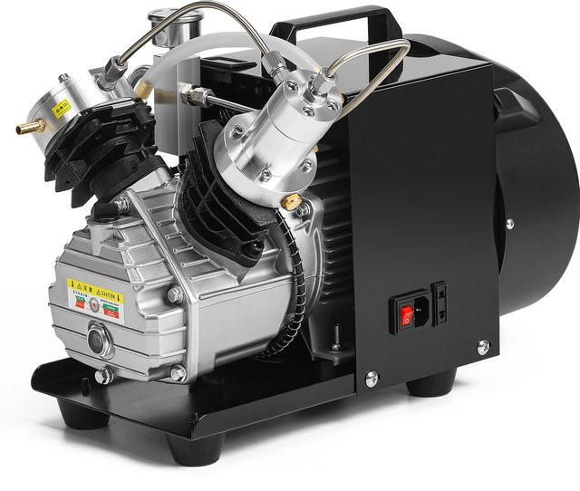 TUXING 300Bar PCP Luftkompressor 4500PSI Hochdruck-Pneumatikkompressor mit Wasserkühlsystem für Luftgewehr und Tauchen - Bild 1