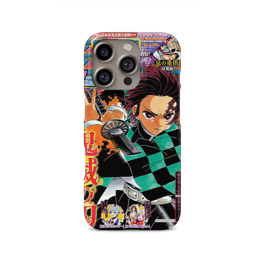 Luxuriöse doppelschichtige Handyhülle im Anime Demon Slayer Design für Samsung Galaxy S20 S23 S24 S25 S26 FE Plus Ultra Edge 4G 5G, Multicolor - Bild 2