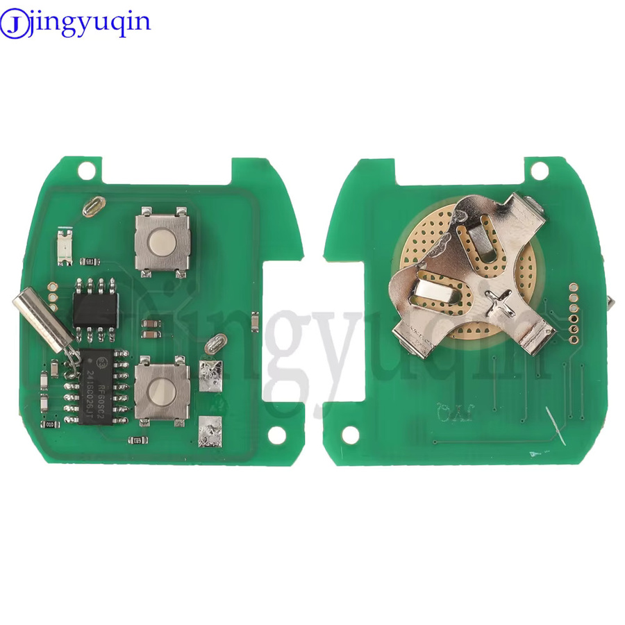 Jingyuqin Auto Ersatzschlüssel mit 2 Tasten für Ssangyong Actyon Kyron Rexton in Schwarz mit 4D60 Chip 433,92 MHz 315 MHz 447 MHz - Bild 4
