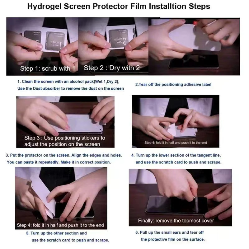 3 Stück transparente Hydrogelfolie Displayschutzfolie für Samsung Galaxy S25 S24 S23 S22 S21 S20 Edge Ultra FE Plus - Bild 6