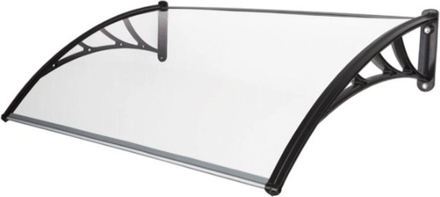 Garden Pleasure Vordach aus transparentem Polycarbonat, B/H: 100 x 80 cm - Bild 1