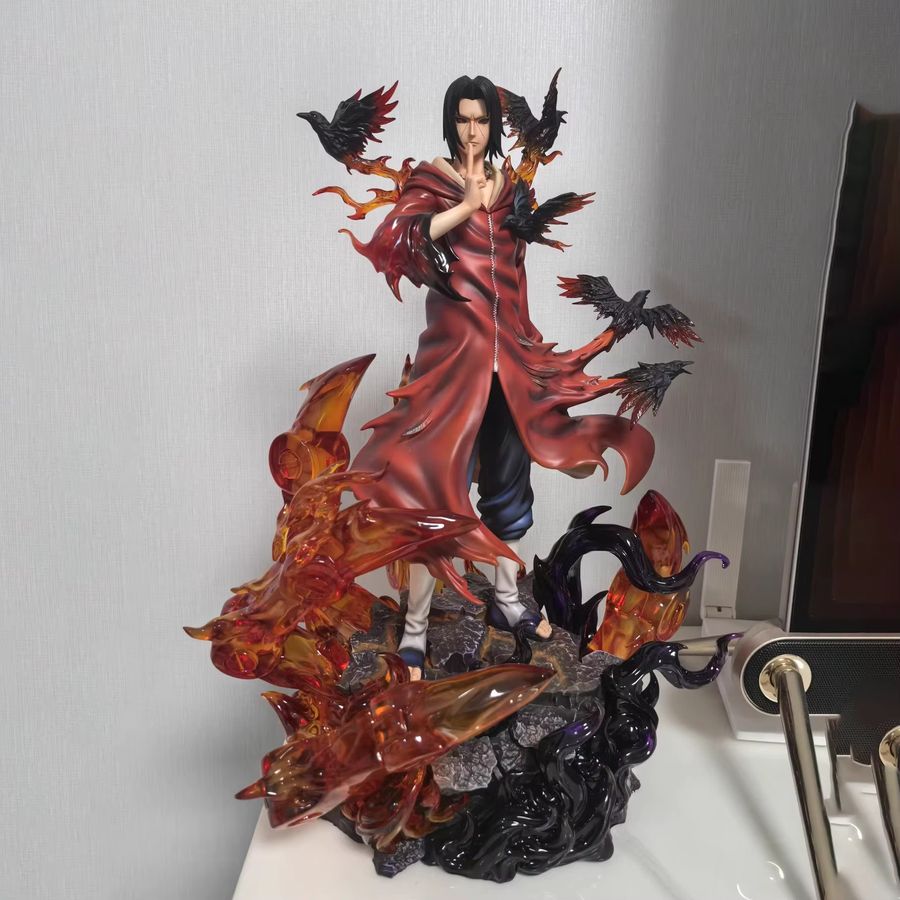 Bandai Naruto Uchiha Itachi Edo Tensei Anime Figur aus Harz für die Desktop-Dekoration - Bild 2