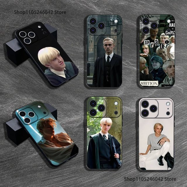 Handyhülle Draco Malfoy Soft Cover für iPhone 17, 16, 15, 14, 13, 12, 11, Pro, Max, XR, Plus, SE, Mini in Schwarz - Bild 1