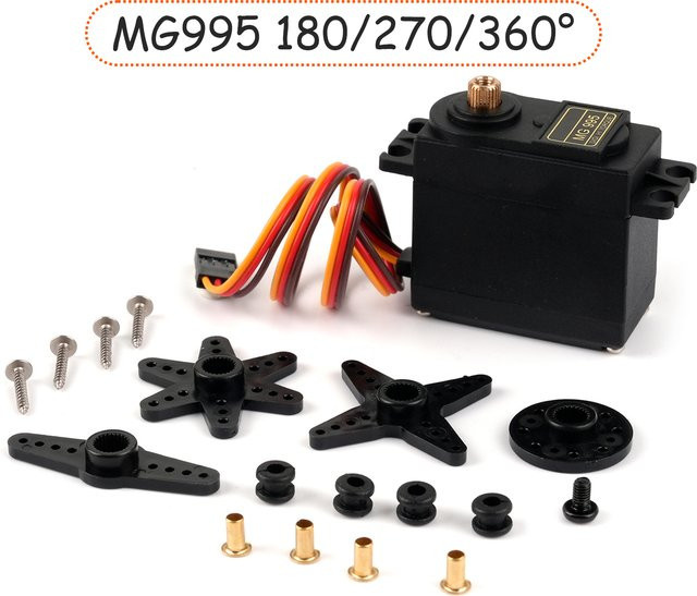 Stemedu MG995 Analoger Servomotor, Vollmetallgetriebe, Schwarz - Bild 1