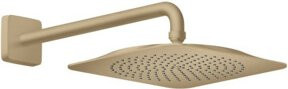 Hansgrohe Axor Citterio Kopfbrause Rain Square in Bronze, Wandmontage - Bild 1