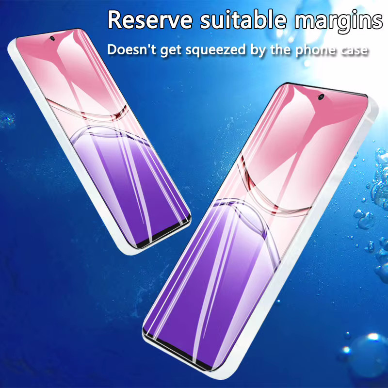 Displayschutzfolie aus gehärtetem Glas für Oppo A5x 4G, A5 und 5x, transparent, 9H Härtegrad, kratzfest und fingerabdruckresistent - Bild 3