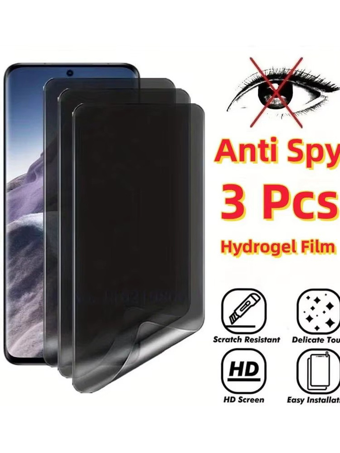 3-teiliges Sichtschutz-Hydrogelfolie Set für OPPO Find X7 Ultra, X6, X5 und X3 Pro sowie A5 Pro zur Wahrung der Privatsphäre - Bild 6
