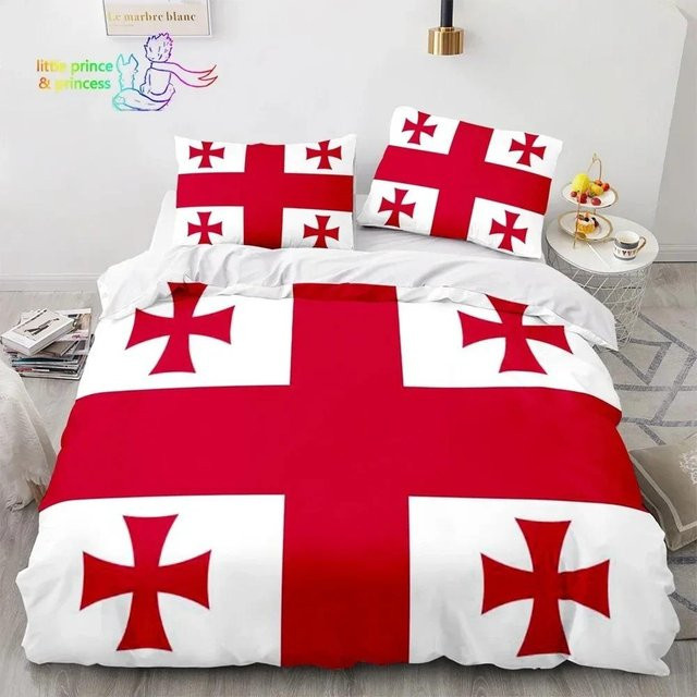 Bettwäscheset Portugal Flagge mit Reißverschluss, Single Bettwäsche 135 x 200 cm - Bild 1