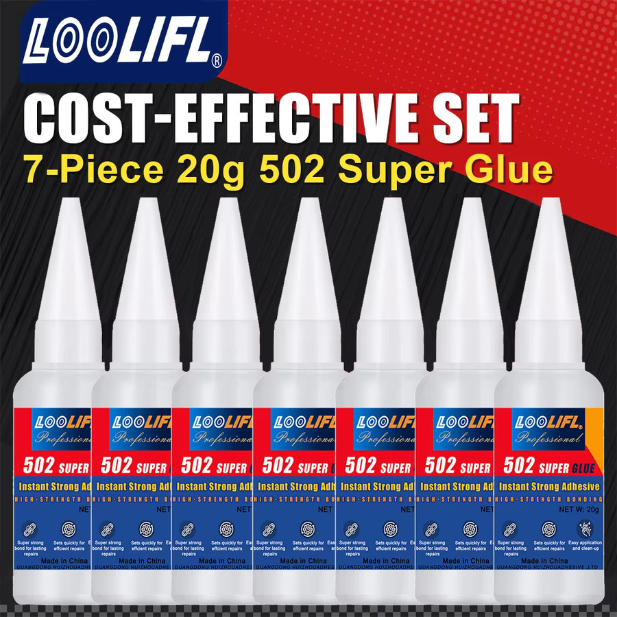 LOOLIFL 502 Superkleber Mehrzweck-Präzisionskleber transparent, 20 g - Bild 5