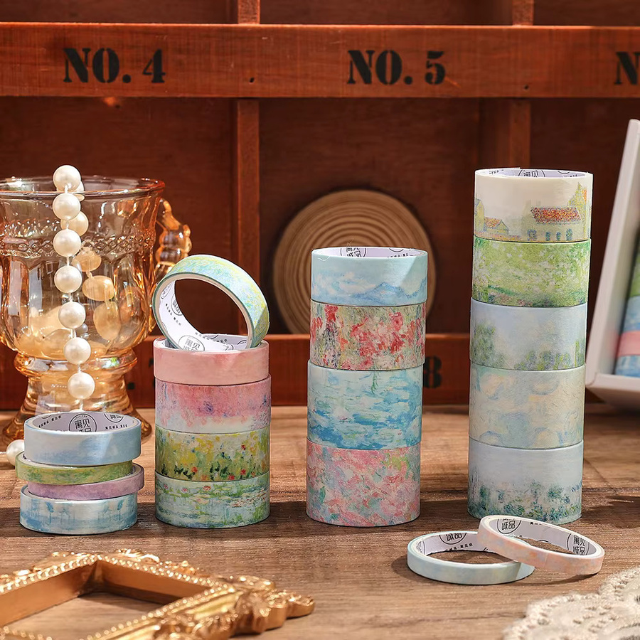 20 Rollen Washi-Tape-Set im Vintage-Stil für Gartenmalerei, Multicolour, 2 m pro Rolle - Bild 4