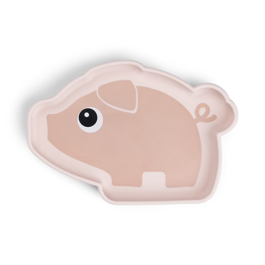 Done by Deer Stick&Stay Silikon Snackteller Pigee Pink - Bild 1