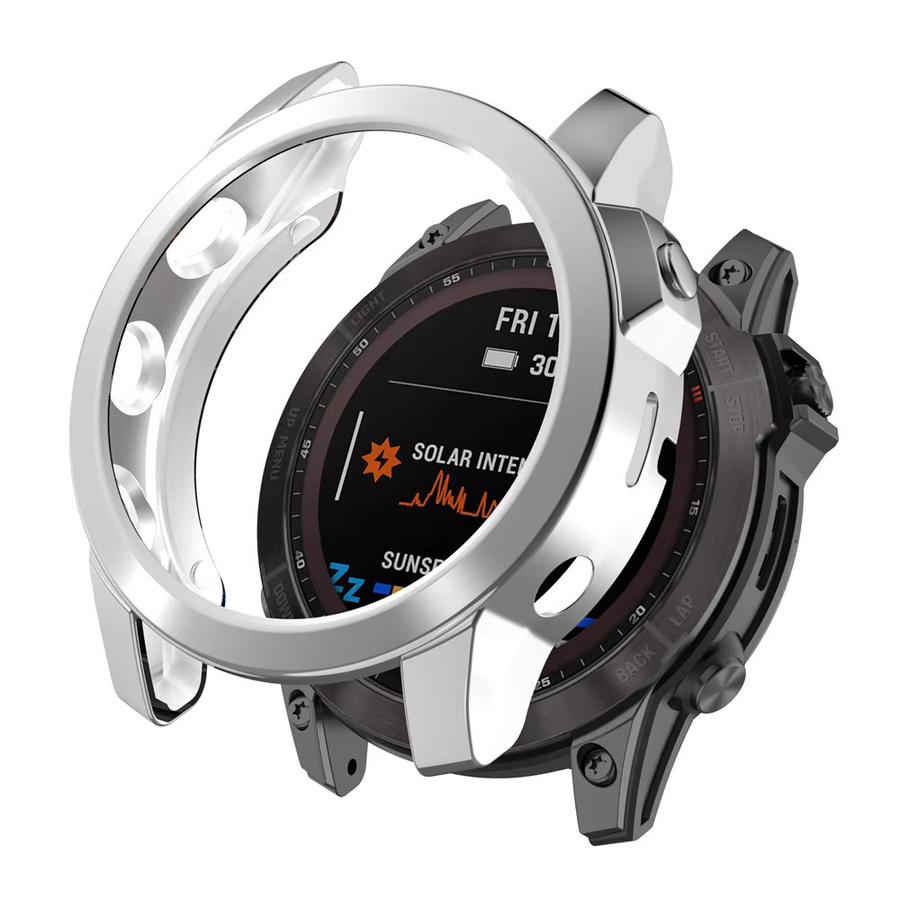 Garmin Smartwatch Schutzhülle, Silikon, Schwarz, Unisex - Bild 2