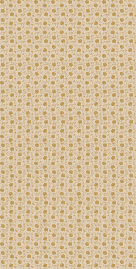 GP & J Baker Tapete Seed Pod in Ochre Gelb, Vlies, Botanisches Design - Bild 1
