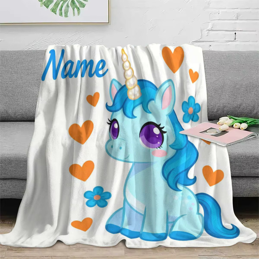 Personalisierte Winter-Flanellblanke von SRH mit eigenem Foto, weich und warm, Mehrfarbig - Bild 2