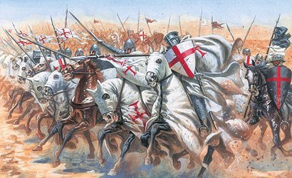 Italeri Medieval ERA Templar Knights, Ritter, Bunt / Mehrfarbig - Bild 1