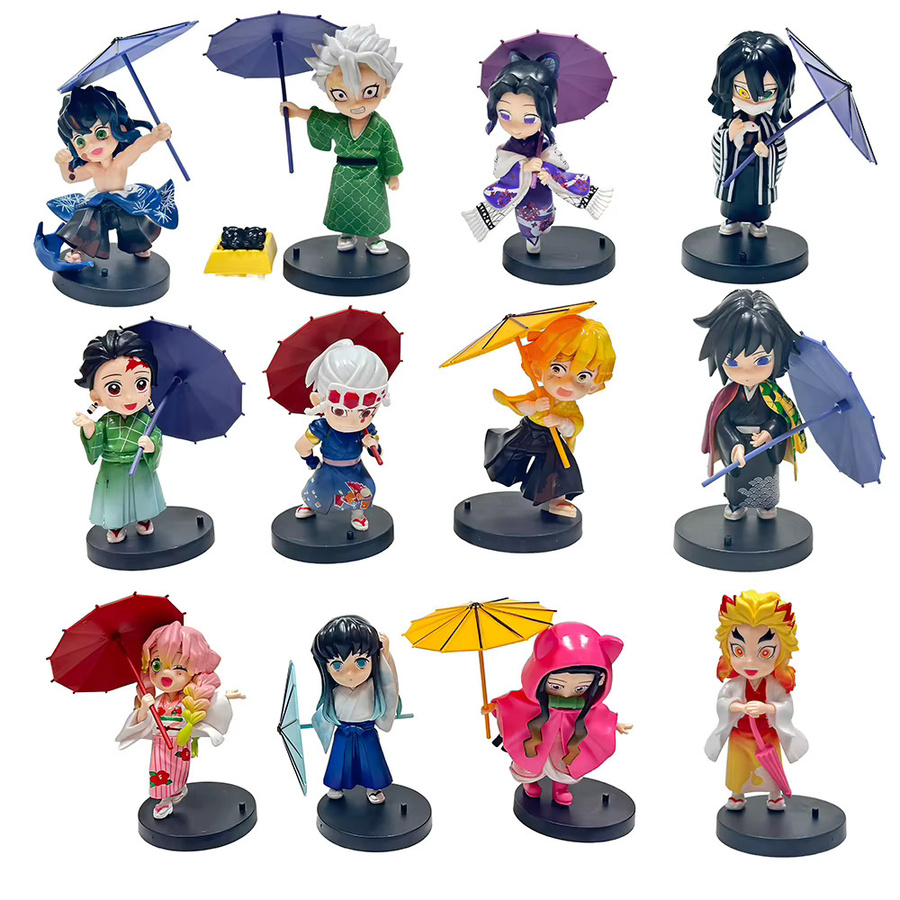 Bandai Demon Slayer Kimetsu no Yaiba Plum Rain Season Blind Box, Q-Version Figuren, Einzelfigur - Bild 3