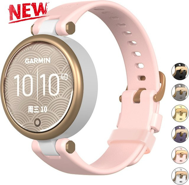 OAKCHARM Uhrenarmband Silikon, Pink, Garmin Lily - Bild 1