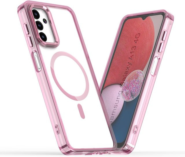 Just Case Magnetische Handyhülle für Samsung Galaxy A13 4G/5G und Galaxy A04/A04S, Transparente Stoßfeste MagSafe Kompatible Schutzhülle aus PC und TPU - Bild 1