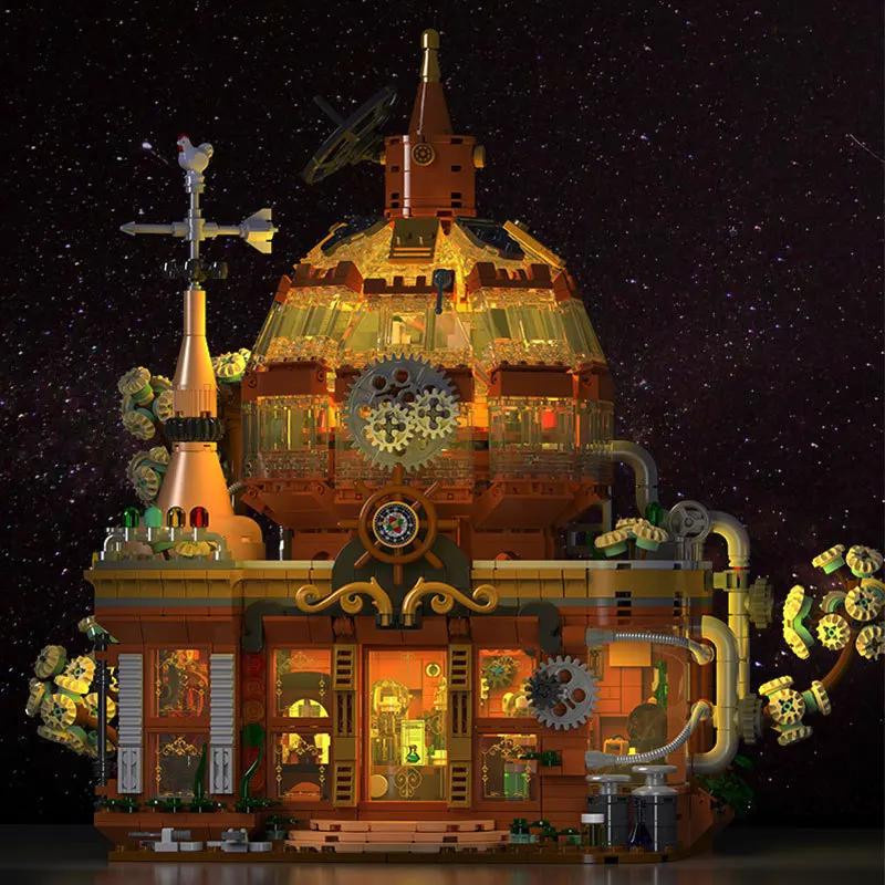 Linyi toy Steampunk Magie Gebäude Bausteine Set 1842 Teile - Bild 4