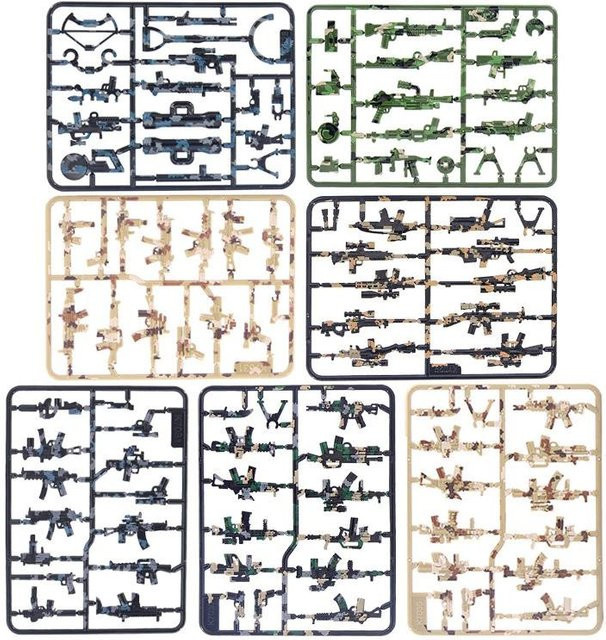 Yiran toy Militärwaffen Zubehör, Baustein Modell, ab 6 Jahren - Bild 1