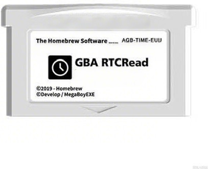 GBA RTC-Leseuhr-Modifikationskarte für Game Boy Advance in Weiß zur Fixierung der internen Uhr für Beerenwachstum, kompatibel mit offiziellen Modellen und ChisF - Bild 1