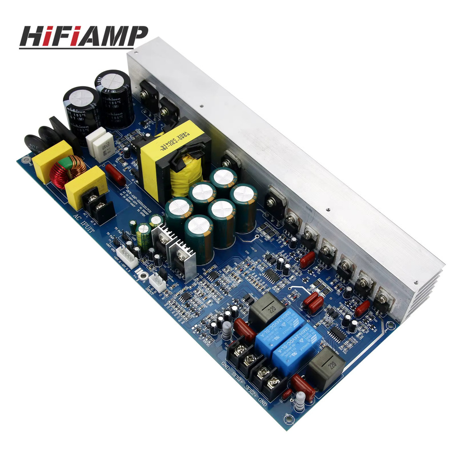 HiFiAMP Digitaler Stereo 2-Kanal Leistungsverstärker-Board 1000W mit Schaltnetzteil - Bild 3