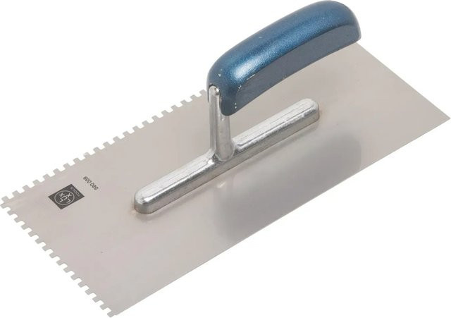LUX-TOOLS Glättekelle Classic aus rostfreiem Edelstahl in Silber, 4 mm x 4 mm - Bild 1