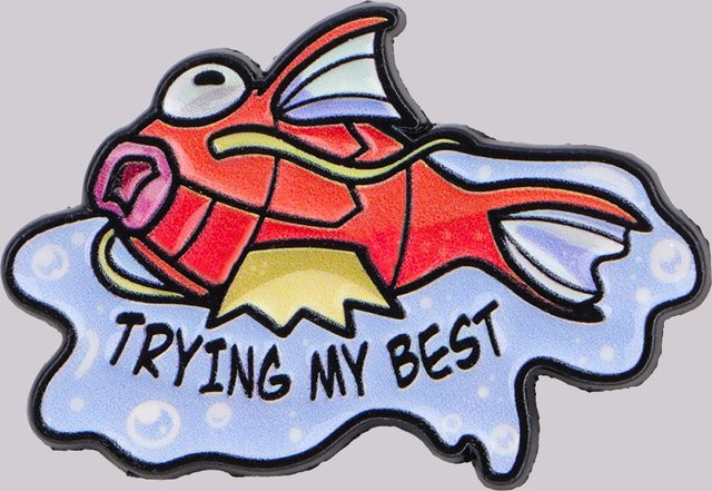 Potdemiel Anstecknadel Fisch-Emaille, Bunt, Damen - Bild 1